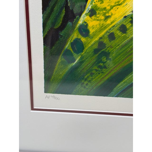 2000 - 2009 Circa 2002 Emile Bellet Adossee a La Mer Lithograph Artist Proof Edition 65/100 For Sale - Image 5 of 12