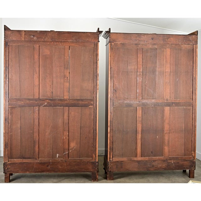 French 19th Century Mahogany Louis XVI Style Bibliotheque For Sale In Baton Rouge - Image 6 of 15