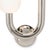 Silver Regina Andrew Happy Steel Sconce Left Side, Polished Nickel For Sale - Image 8 of 10