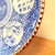 Pair of Antique Japanese Meiji Period Blue & White Porcelain Chargers — Crane & Calligraphy, Scalloped Rim, c.1880–1910 For Sale - Image 11 of 12