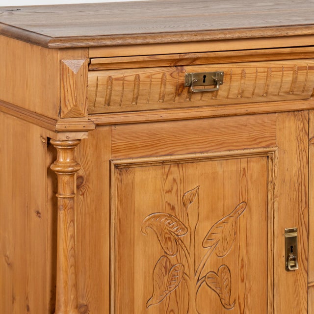 Wood 19th Century Danish Pine Sideboard For Sale - Image 7 of 13