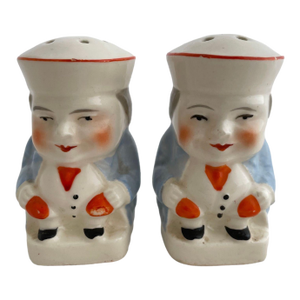 Vintage Toby-Style Salt & Pepper Shakers