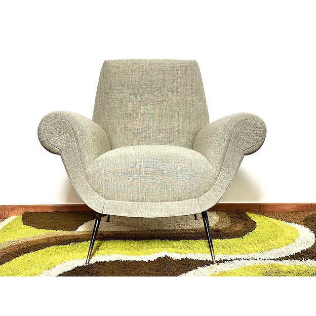 Vintage Lounge Chair by Gigi Radice, Italy, 1950s For Sale - Image 12 of 12