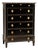 French Napoleon III Weekly Chest in Black Ebonized Wood, 1890 For Sale