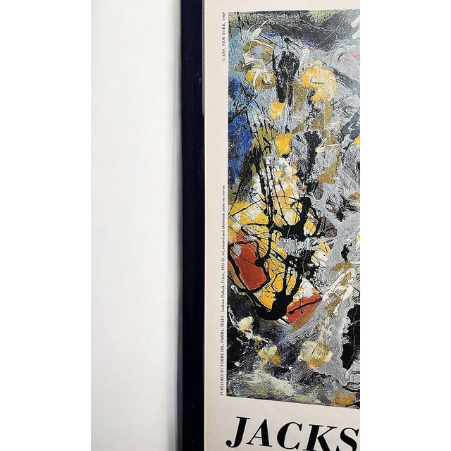Print of Jackson Pollock (1912-1956) painting "Frieze". The artist's name and title are shown below the image, along the...