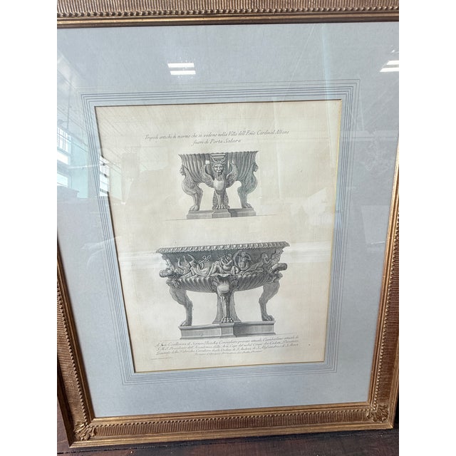 This matched pair presents two celebrated plates by Giovanni Battista Piranesi (Italian, 1720–1778), issued from his...
