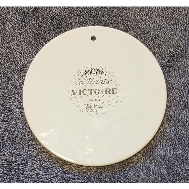 Mid-Century Modern 1960s Bjorn Wiinblad Ceramic Wall Plaque "Marts Victoire" Denmark - March For Sale - Image 3 of 13