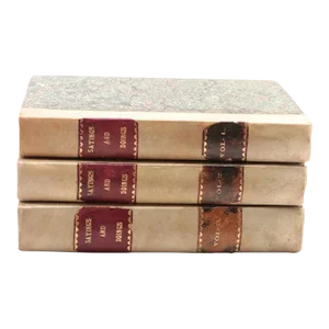 "Sayings and Doings, or Sketches From Life" Fine Leather Bindings Three Quarter Vellum by Theodore Hook 1825