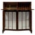 A charming and beautifully proportioned 20th-century figured walnut fitted cabinet, combining elegant traditional styling,...