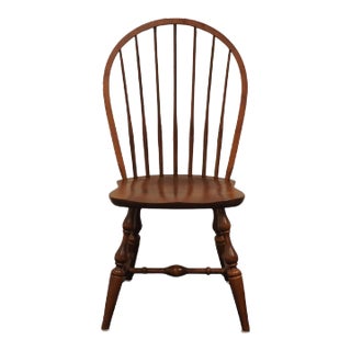 Nichols & Stone Solid Birch Windsor Bow Back Dining Side Chair 101d-070 For Sale