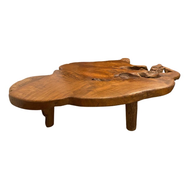 Andrianna Shamaris Organic Teak Root Coffee Table For Sale