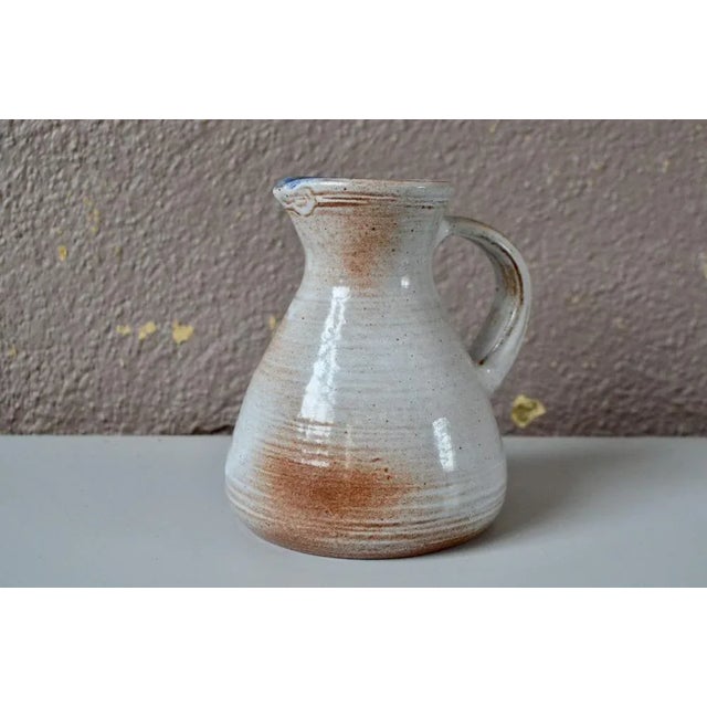 Stoneware Pitcher by Jeanne & Norbert Pierlot for Puisaye For Sale - Image 10 of 10