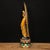 Traditional Late 19th Century Polychrome Bronze Guanyin Statue With Aureole, 940g For Sale - Image 3 of 9