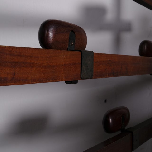 Vintage Wooden Coat Stand by Carlo Enrico Longhi for Elam, 1960s For Sale - Image 14 of 16
