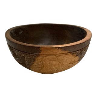 Antique Hand Carved Tribal Relief Bowl From India For Sale
