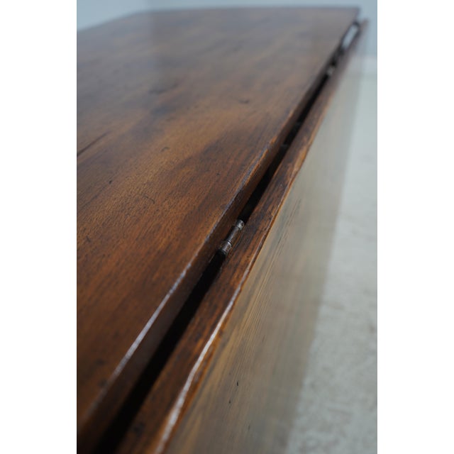 Vintage English Oak Gate Leg Drop Leaf Dining Table For Sale - Image 14 of 17