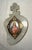 French Rare Antique 1800's French Jade Bronze Enamel Champleve Mini Jesus Painting Art For Sale - Image 3 of 10