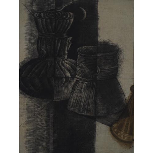 Brigitte Coudrain, In the Kitchen, Etching For Sale - Image 4 of 6