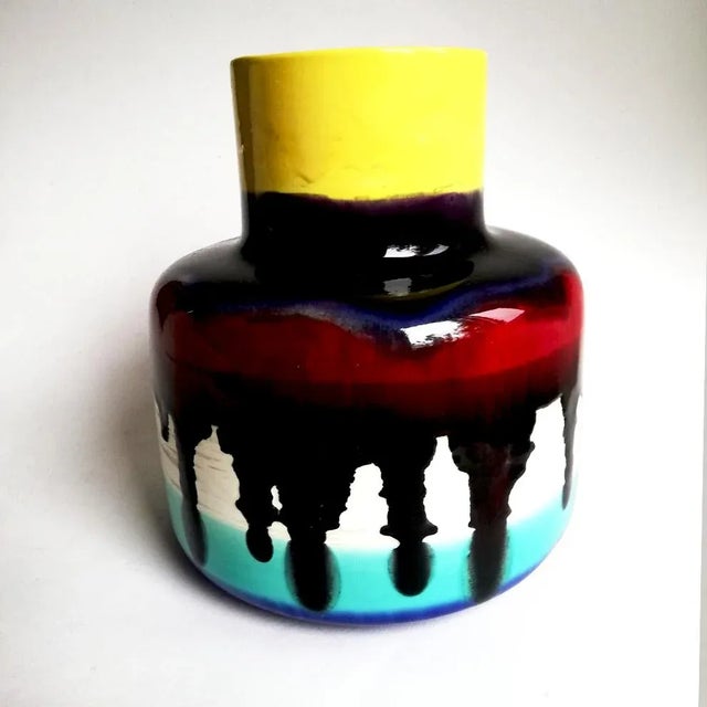 1960s Italian Ceramic Vase by Loretta Forlini, 1962 For Sale - Image 5 of 5