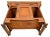 Antique Mission Oak Kitchen Island Cabinet Prep Station Chop Top Open Side Shelf For Sale - Image 12 of 12