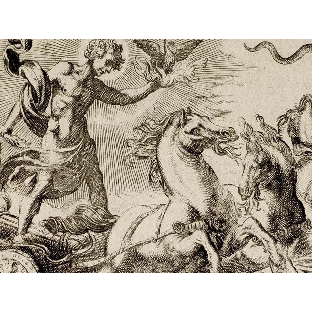 Antonio Tempesta, The Chariot of Gods, Etching, 17th Century For Sale - Image 4 of 5