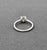 Silver 0.86 Ct Gia Certified Diamond Ring Size 5.75 For Sale - Image 8 of 9