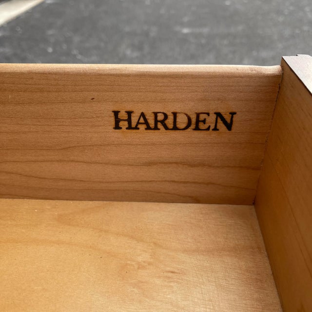 21st Century Harden Furniture Serpentine British Colonial Cherry Center Table For Sale - Image 9 of 12