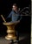 Antique figural painted tin trade sign. This piece takes the form of an antique mortar and pestle, one of the most...