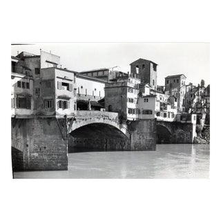 Florence Italy Ponte Vecchio, 1954 For Sale