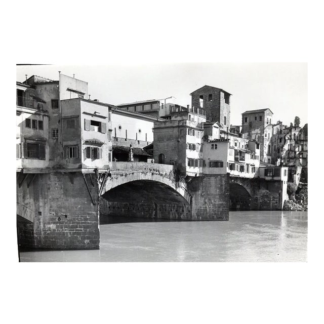 Florence Italy Ponte Vecchio, 1954 For Sale