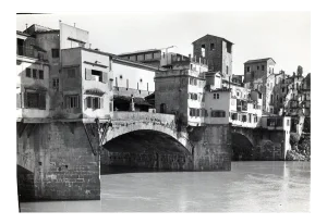 Florence Italy Ponte Vecchio, 1954
