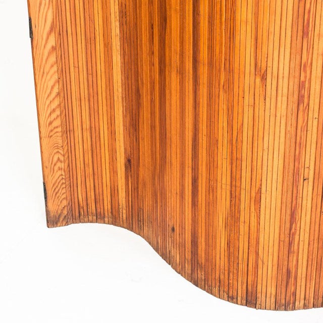 Art Deco Articulated Folding Screen by Jomain Baumann for Melun, France, 1920s For Sale - Image 9 of 15