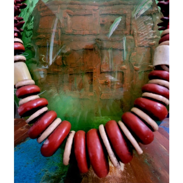 Plastic 1990s Handmade Moroccan Extra Large Strand of Faux Amber Beads / Wall Decor For Sale - Image 7 of 8