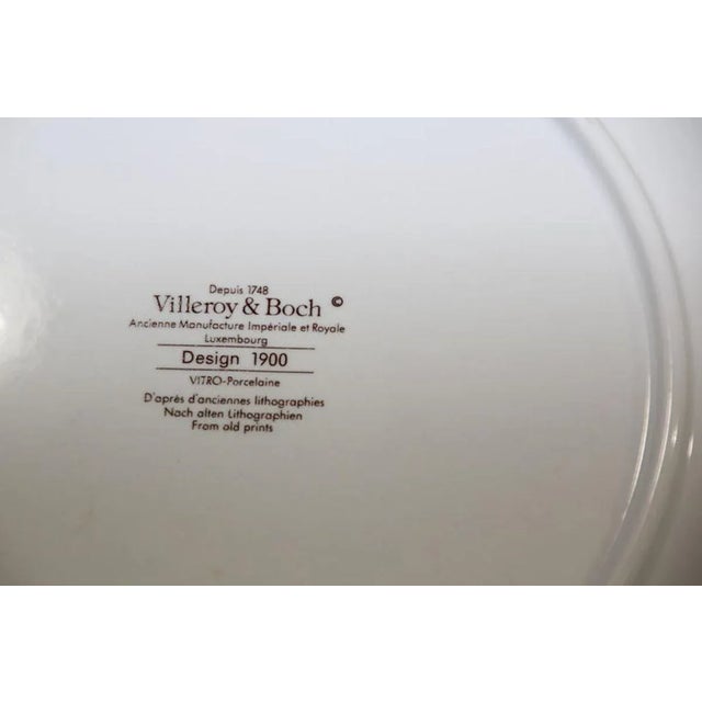 Art Deco Design Porcelain Plate Collectible Villeroy and Boch For Sale - Image 12 of 13