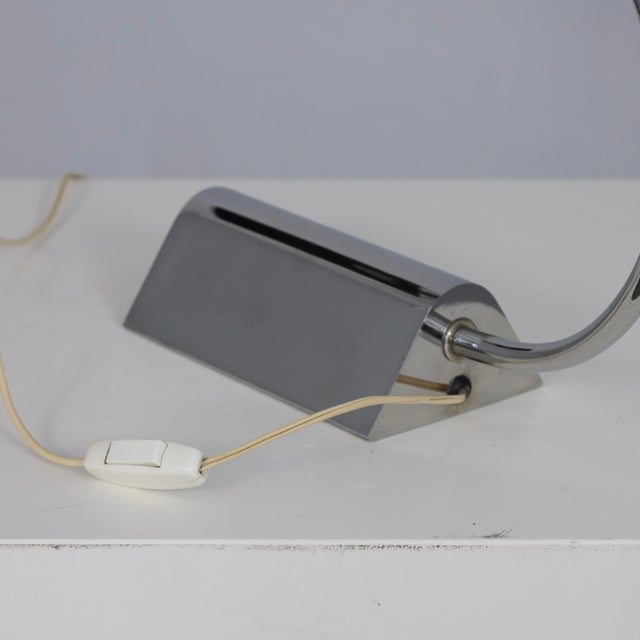 Metal Vintage Table Lamp by Cedric Hartman, 1970s For Sale - Image 7 of 9