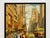 This Dave Milton rare vintage 1959 Mid Century Modern Edward Hopper style " 42nd Street and Fifth Avenue, New York City "...