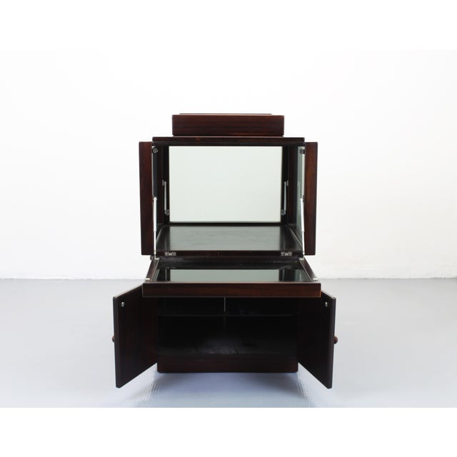 Bernini Bar Cabinet attributed to Gianfranco Frattini for Bernini For Sale - Image 4 of 10