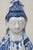 Blue Vintage Japanese Kutani Blue White Porcelain Quan Yin Goddess Statue 10" For Sale - Image 8 of 14
