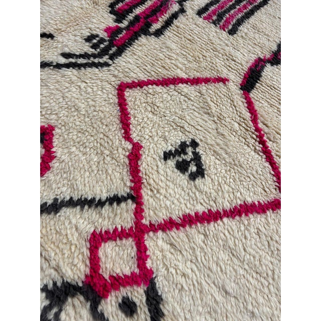 Berber Tribes of Morocco Modern Colorful Moroccan Rug For Sale - Image 4 of 9