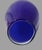 Glass Mid-Century Modern Cobalt Blue Hand-Blown Cashed Art Glass Vase 12.75'' #2 For Sale - Image 7 of 8