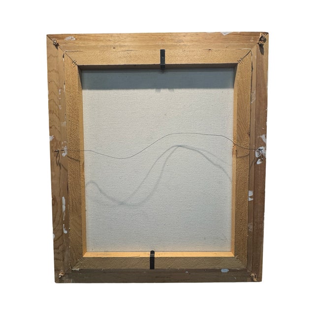 Bring grace, movement, and timeless charm into your space with this original vintage ballerina painting, signed Shirley....