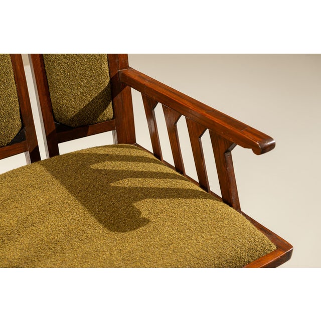 Dark Art Nouveau Armchair For Sale - Image 14 of 15