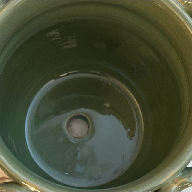 Ceramic Vintage Ceramic Stoneware Planter For Sale - Image 7 of 8