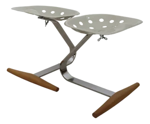 Set of Italian Mezzadro Stools by Achille and Pier Giacomo Castiglioni for Zanotta, 1960s