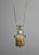 Late 20th Century Artisan Sterling Silver Amber Pearl Pendant Necklace For Sale - Image 13 of 14