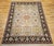 This beautiful Turkish Oushak room size rug features an appealing all-over large geometric design format. The uncluttered...