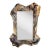 Ceramic Enameled Sculpture Mirror by Leandro Sciutto Italy, 1940s For Sale