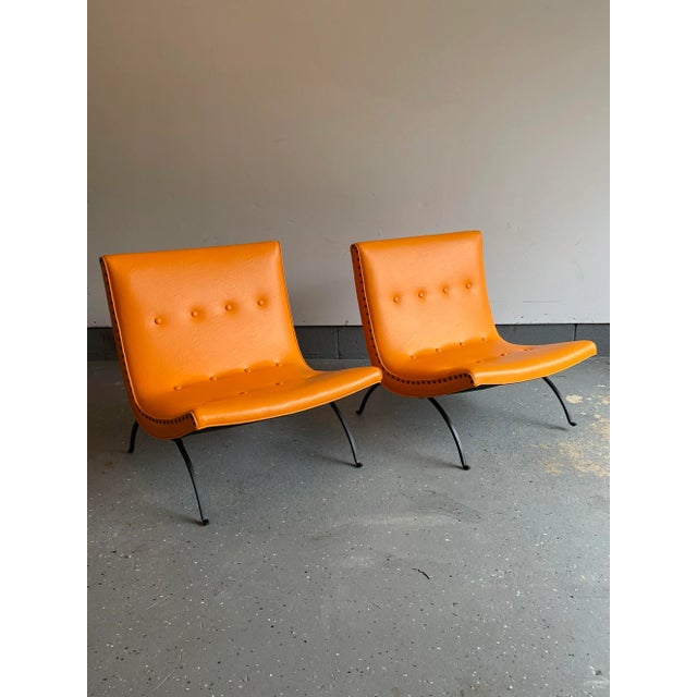 Milo Baughman Scoop Lounge Chairs for James Mfg. Unmarked - a Pair For Sale - Image 12 of 12