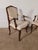 Pair 1980s John Widdicomb Grand Rapids French Louis XV Walnut Arm Chairs For Sale In South Bend - Image 6 of 12