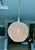 Single Murano Globe Shape Clear Textured Glass Ceiling Pendant Light For Sale - Image 16 of 17